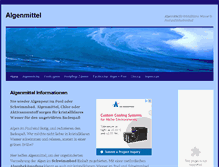 Tablet Screenshot of algenmittel.alles-mit-links.net