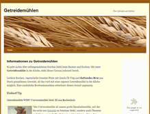 Tablet Screenshot of getreidemuehlen.alles-mit-links.net